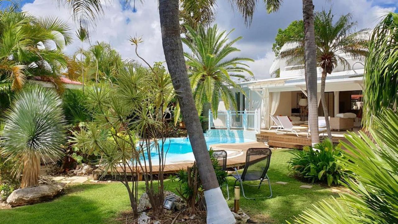 Villa Iguanou Et Piscine En Bord De Mer Proche Plages Marina Et Golf Saint-Francois  Ngoại thất bức ảnh