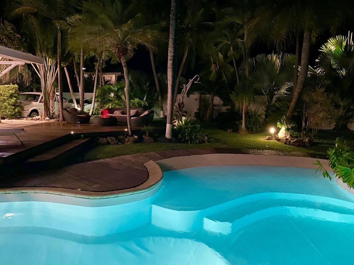 Villa Iguanou Et Piscine En Bord De Mer Proche Plages Marina Et Golf Saint-Francois  Ngoại thất bức ảnh