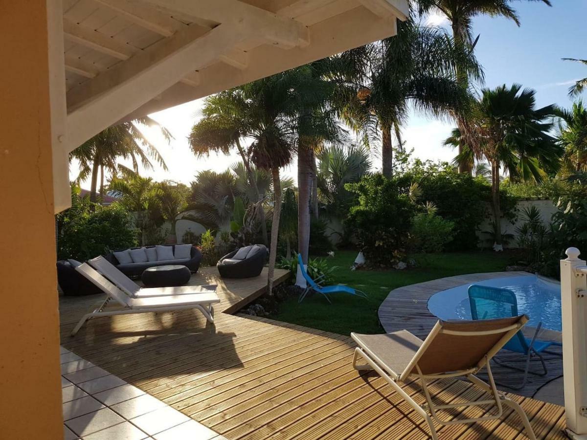 Villa Iguanou Et Piscine En Bord De Mer Proche Plages Marina Et Golf Saint-Francois  Ngoại thất bức ảnh