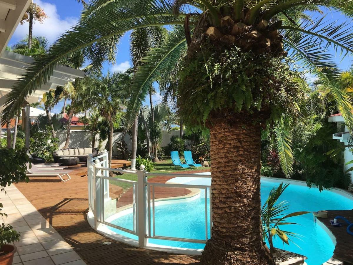 Villa Iguanou Et Piscine En Bord De Mer Proche Plages Marina Et Golf Saint-Francois  Ngoại thất bức ảnh