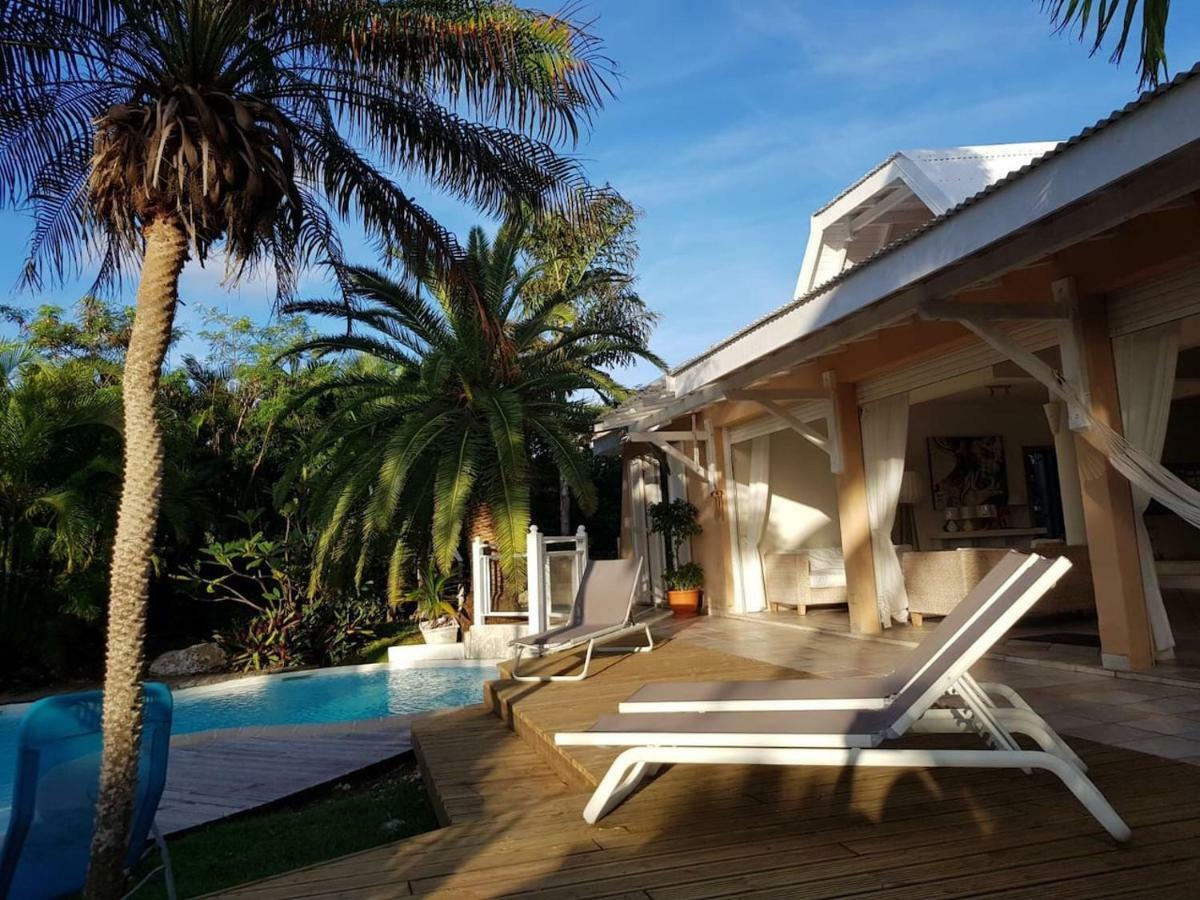 Villa Iguanou Et Piscine En Bord De Mer Proche Plages Marina Et Golf Saint-Francois  Ngoại thất bức ảnh