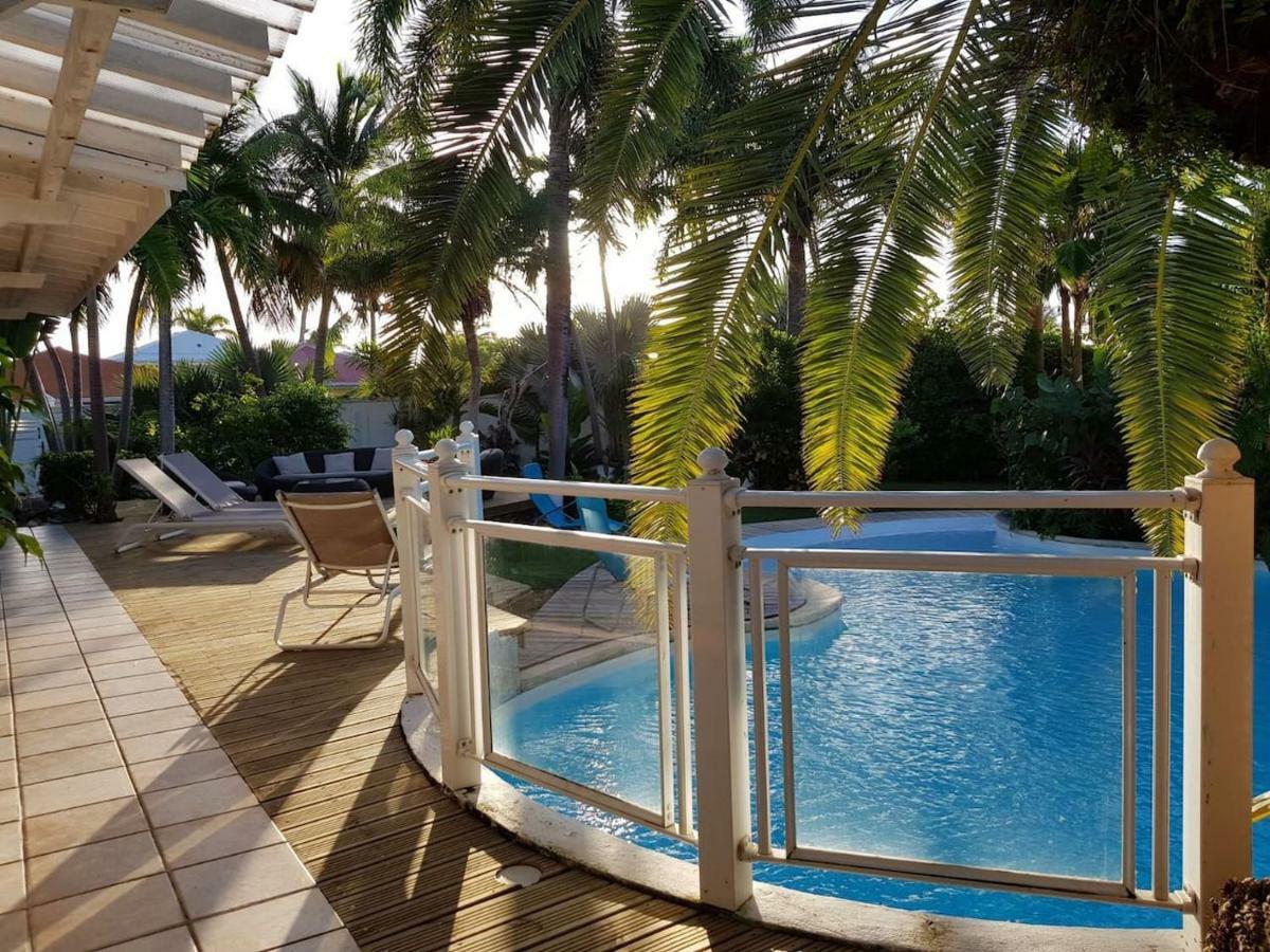 Villa Iguanou Et Piscine En Bord De Mer Proche Plages Marina Et Golf Saint-Francois  Ngoại thất bức ảnh